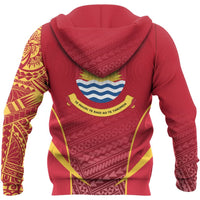 Kiribati Active Special Hoodie Kiribati Coat of Arms Polysenian TattooA7 - Polynesian Pride