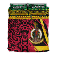 Vanuatu Dreamy Bedding Set Coat Of Arms and Pattern LT13 - Polynesian Pride