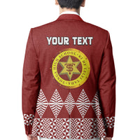 (Custom Personalised) Tonga High School Tonga Blazer Ngatu LT13 - Polynesian Pride