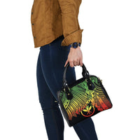 Polynesian Hawaii Shoulder Handbag - Tribal Wave Tattoo Reggae - Polynesian Pride