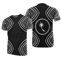 Chuuk Micronesia T Shirt Black Warrior Style Unisex Black - Polynesian Pride