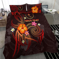Chuuk Polynesian Personalised Bedding Set - Legend of Chuuk (Red) - Polynesian Pride