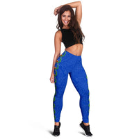 Pohnpei Polynesian Legging - Coat Of Arm Linked Style - Polynesian Pride