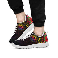 Northern Mariana Islands Sneakers - Tropical Hippie Style - Polynesian Pride