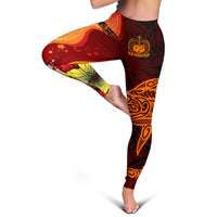 Samoa Custom Personalised Women's Leggings - Tribal Tuna Fish - Polynesian Pride