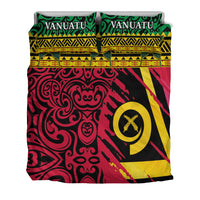 Vanuatu Dreamy Bedding Set Flag and Pattern LT13 - Polynesian Pride