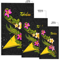 Tokelau Polynesian Area Rug - Plumeria Tribal - Polynesian Pride