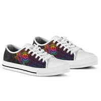 Federated States of Micronesia Low Top Shoes - Butterfly Polynesian Style - Polynesian Pride