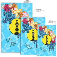 New Caledonia Area Rug - Custom Personalised Tropical Style - Polynesian Pride