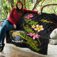 Nauru Polynesian Quilt - Plumeria Tribal - Polynesian Pride