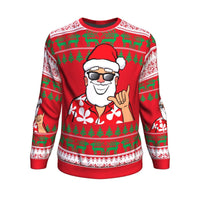 Hawaii Santa Claus Funny Sweatshirt - Christmas 2019 - Polynesian Pride