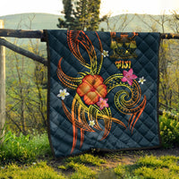 Fiji Polynesian Premium Quilt - Legend of Fiji (Blue) - Polynesian Pride