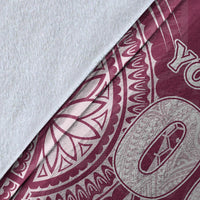 (Custom Personalised) Cook Islands Mangaia Blanket - Tribal Pattern - LT12 - Polynesian Pride