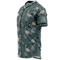 Hawaii Tropical Flamingos And Tropical Plants Baseball Jersey - Polynesian Pride