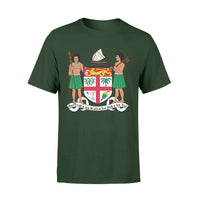 Fiji T Shirt Fijian Coat of Arm - Polynesian Pride