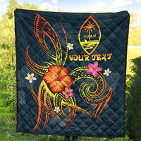 Guam Polynesian Personalised Premium Quilt - Legend of Guam (Blue) - Polynesian Pride