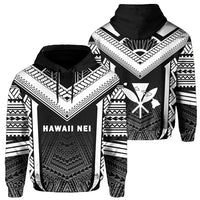 Hawaii Kanaka Polynesian Hoodie Active White Unisex White - Polynesian Pride