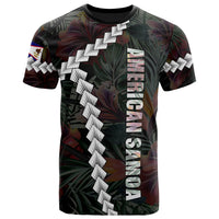 American Samoa Polynesian T Shirt Chain Polynesian Unisex BLACK - Polynesian Pride