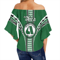 Hawaii - Aiea High Off Shoulder Waist Wrap Top AH - Polynesian Pride