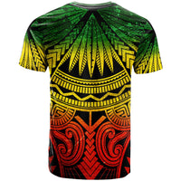 Yap T Shirt Reggae Classic Vignette Style - Polynesian Pride