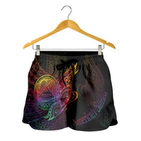American Samoa Women's Shorts - Butterfly Polynesian Style - Polynesian Pride