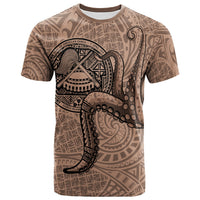 American Samoa T Shirt Polynesian Octopus Tentacle Unisex One Color - Polynesian Pride