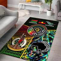 Vanuatu Mix Maori And Aboriginal Area Rug LT6 Art - Polynesian Pride