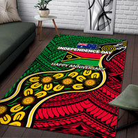 Vanuatu Mix Aboriginal Happy Independence Day Area Rug LT6 - Polynesian Pride