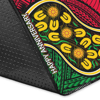 Vanuatu Mix Aboriginal Happy Independence Day Area Rug LT6 - Polynesian Pride