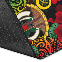 Vanuatu And Hibiscus Area Rug LT6 - Polynesian Pride