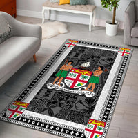 Fiji Area Rug White Style No.1 LT6 White - Polynesian Pride