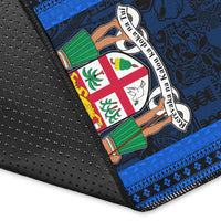 Fiji Area Rug Black And Blue Style No.1 LT6 - Polynesian Pride