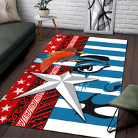 Free West Papua Birds Of Paradise Polynesia Area Rug - LT2 - Polynesian Pride