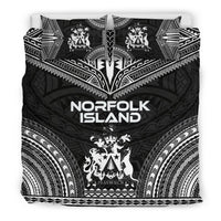 Norfolk Island Polynesian Chief Duvet Cover Set - Black Version - Polynesian Pride