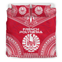 French Polynesia Flag Polynesian Chief Duvet Cover Set - Polynesian Pride