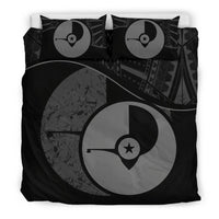 Polynesian Duvet Cover Set - Yap Bedding Set Black Black - Polynesian Pride