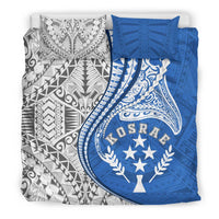 Polynesian Bedding Set - Kosrae Duvet Cover Set Kanaloa Tatau Gen FM White - Polynesian Pride