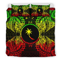 Polynesian Bedding Set - Chuuk Duvet Cover Set Map Reggae - Polynesian Pride