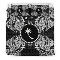 Polynesian Bedding Set - Chuuk Duvet Cover Set Map Black - Polynesian Pride