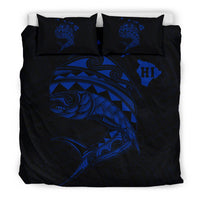 Hawaii Polynesian Mahi - Mahi Common Dolphinfish Bedding Set - Blue - Polynesian Pride
