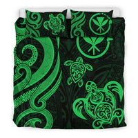 Polynesian Hawaii Bedding Set - Green Tentacle Turtle - Polynesian Pride