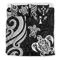 Kosrae Micronesian Bedding Set - White Tentacle Turtle - Polynesian Pride