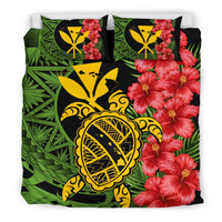Hawaii Bedding Set - Hawaii Turtle Hibiscus Polynesian Bedding Set - Aphos Style - Polynesian Pride