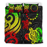 Cook Islands Bedding Set - Reggae Tentacle Turtle - Polynesian Pride