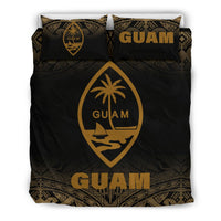 Guam Duvet Cover Set - Gold Fog Style - Polynesian Pride