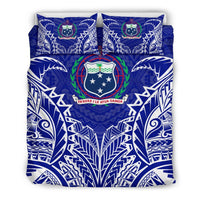 Samoa Duvet Cover Set - Samoa Coat Of Arms Premium - Polynesian Pride