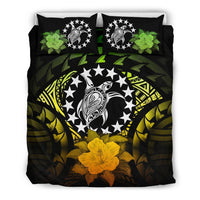 Cook Islands Reggae Hibiscus Bedding Set Reggae - Polynesian Pride