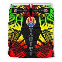 Tahiti Duvet Cover Set - Polynesian Tattoo Reggae - Polynesian Pride