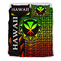 Hawaii Bedding Set - Kanaka Maoli Rocket Style (Reggae) - Polynesian Pride