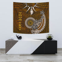 American Samoa Custom Personalised Tapestries - Polynesian Boar Tusk - Polynesian Pride